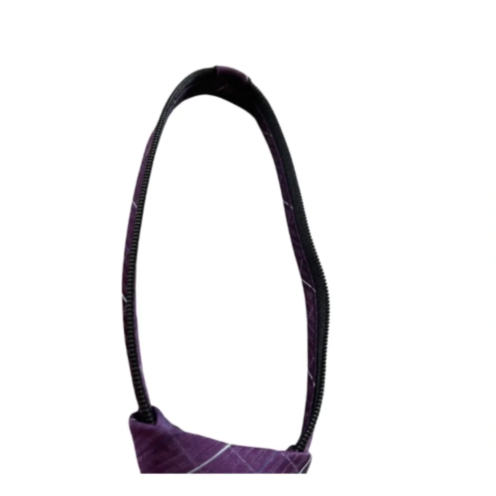 Boy's Self Adjustable Zipper Tie- Plum